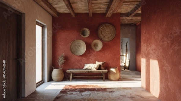 Obraz Mediterranean rustic home