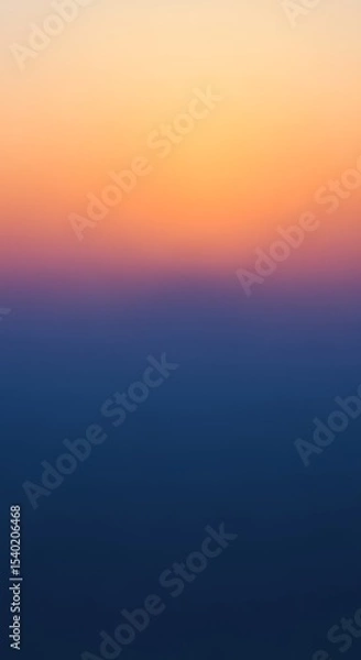 Obraz Digital background, a harmonious fusion of cool blue and vibrant orange gradients