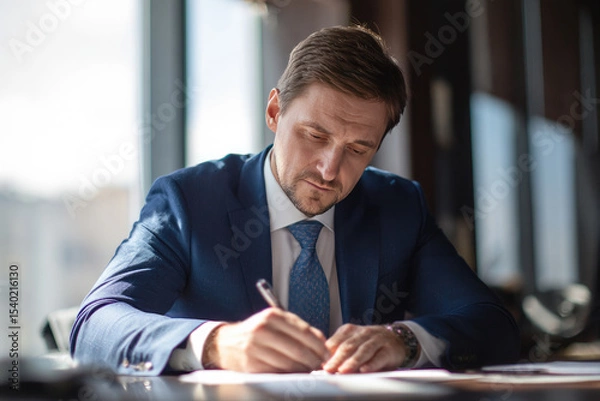 Fototapeta business accounting documents,auditor,management and auditing of office documents,Reports for Tax Time Analysis, Office worker working with documents, pre-approval quality assessment