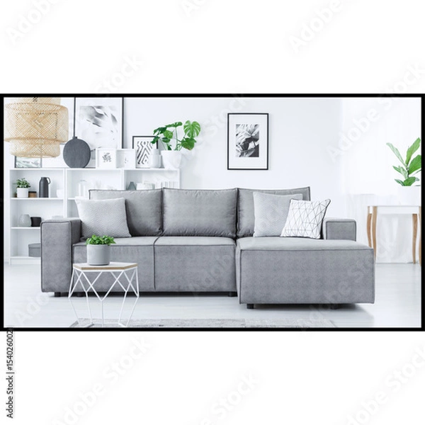 Obraz White Minimalist Interior Design 