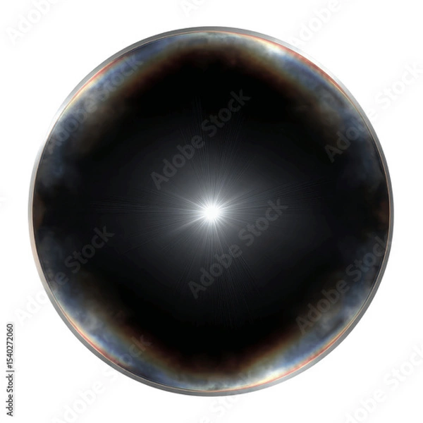 Fototapeta Abstract Cosmic Orb Celestial Energy and Galactic Mystery