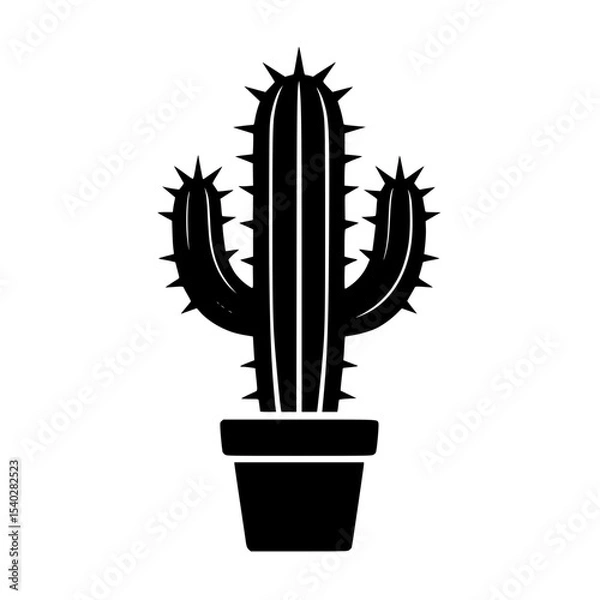 Obraz cactus in a pot