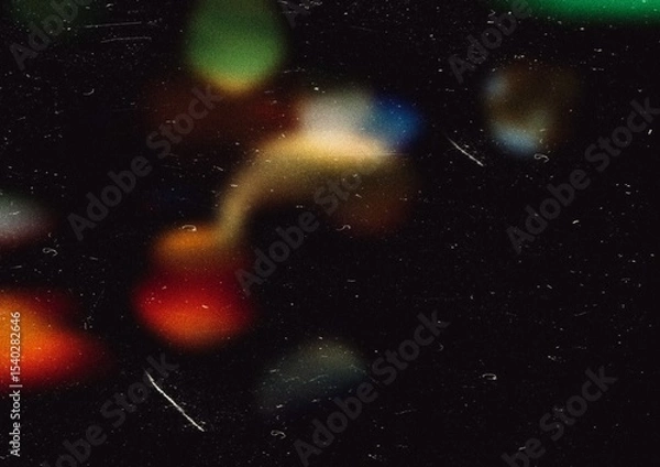 Fototapeta Grainy rainbow Lens Optical Flare Film Dust Overlay Effect Vintage Abstract Light Leaks Photo Retro Camera Defocused Blur Reflection Bright Sunlights. Use Screen Overlay Mode for Photo Processing.