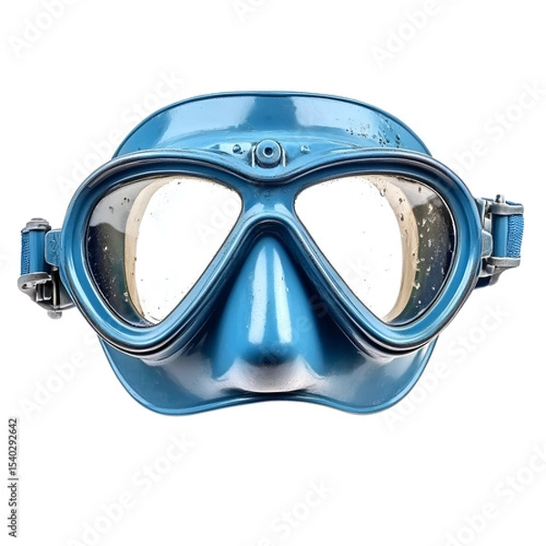 Obraz Blue Diving Mask Underwater Exploration Scuba Gear,