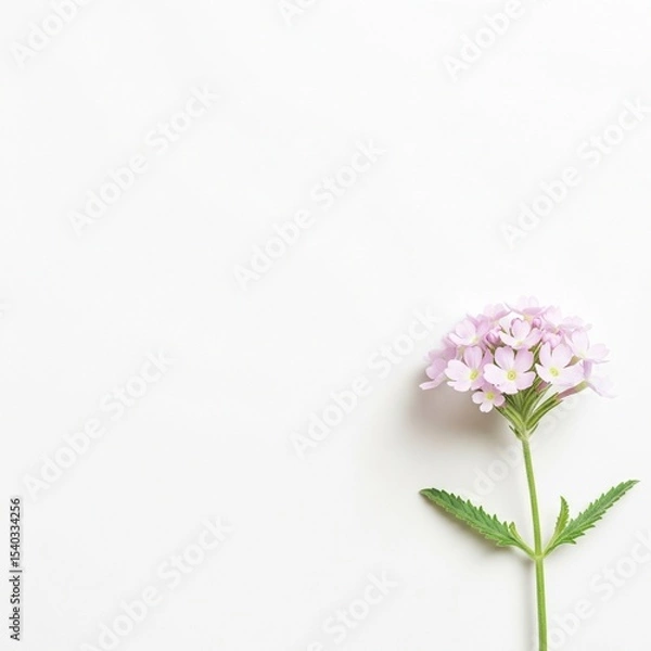 Obraz Beautiful Light Pink Verbena Studio Shot