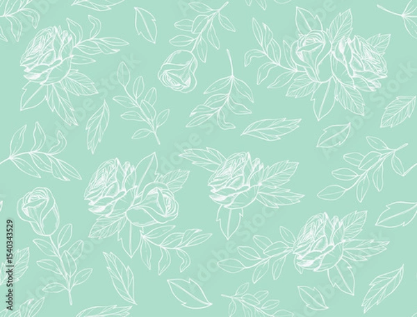 Obraz seamless floral pattern