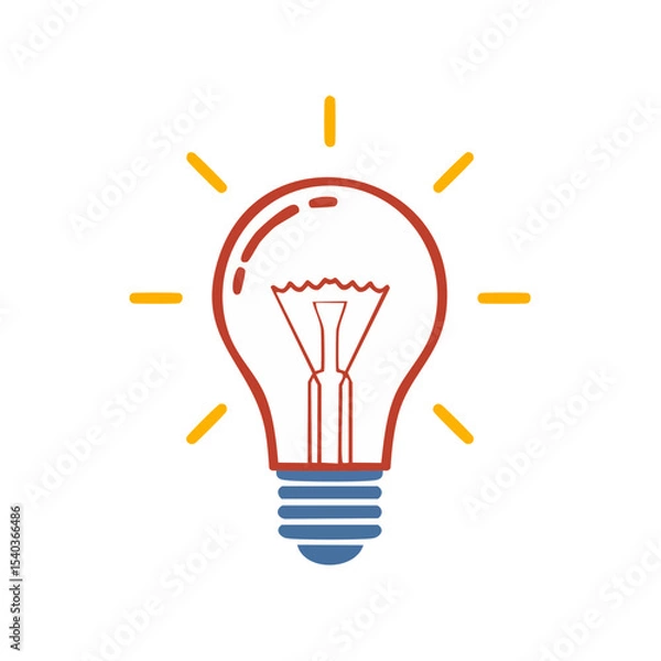 Obraz light bulb idea