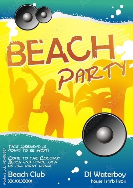 Fototapeta Beach Party