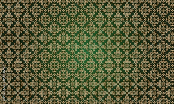 Fototapeta Floral pattern vector art background