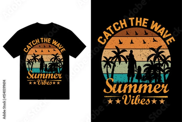 Fototapeta Catch the wave summer vibes