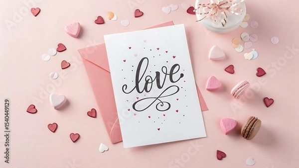 Obraz valentine day card