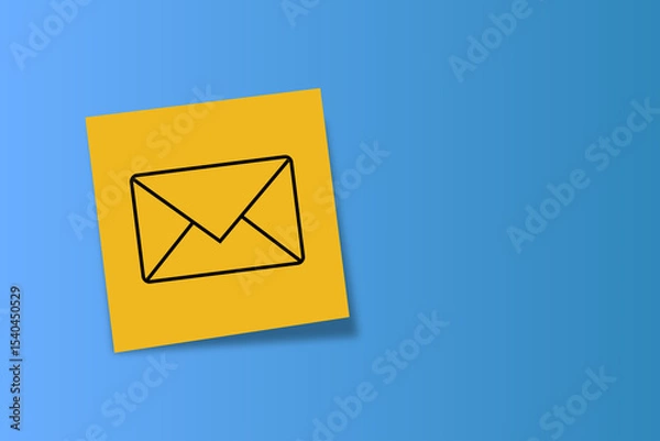Fototapeta letter. write a letter. send via email. mail. envelope. banner for the web. letter icon. photo. office paper. text.