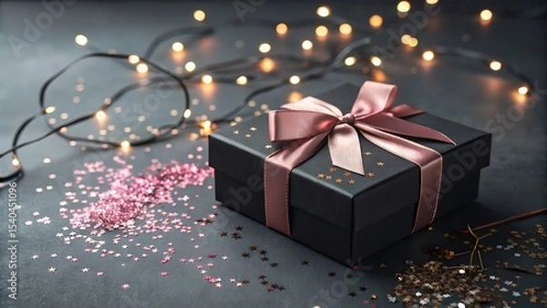 Obraz christmas background with gift boxes