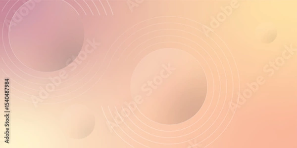Obraz Abstract background with smooth shapes. Abstract banner design. Modern pattern. Vector illustration for design. 