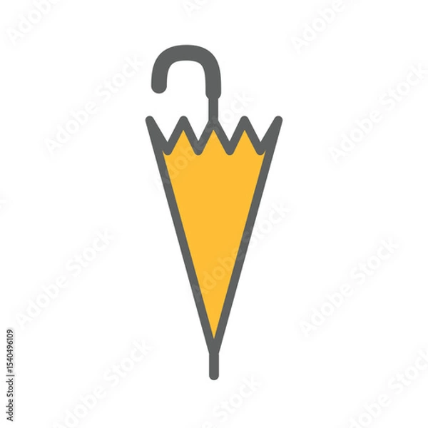 Fototapeta umbrella icon , template, flat, design, vector, illustrations, education, style, trendy, collections