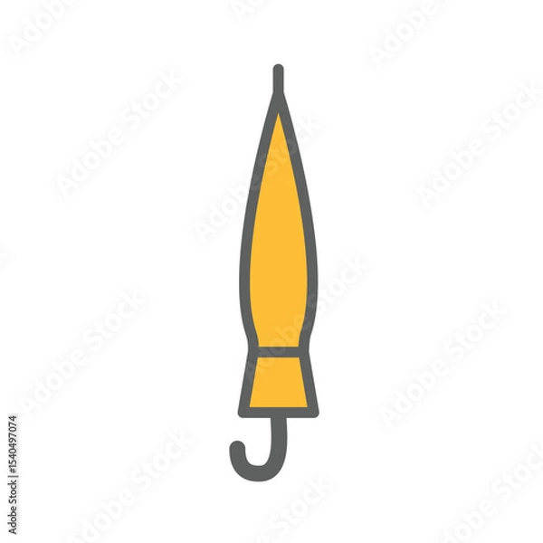 Fototapeta umbrella icon , template, flat, design, vector, illustrations, education, style, trendy, collections