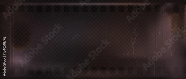 Fototapeta Old film texture overlay scratch and noise effect, bg vintage film with grain and bokeh flare effect, Vector vintage background.
