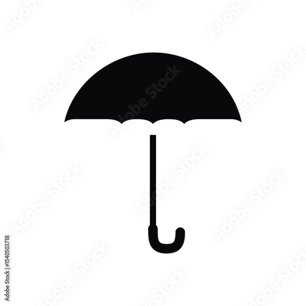Fototapeta umbrella icon , template, flat, design, vector, illustrations, education, style, trendy, collections