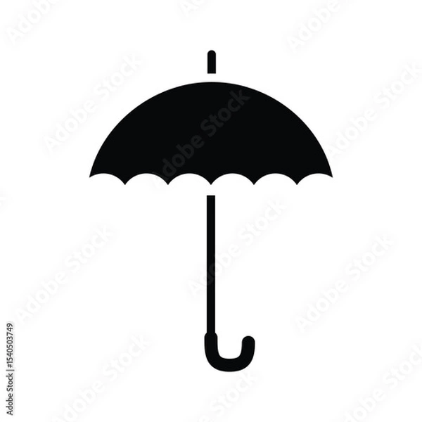 Fototapeta umbrella icon , template, flat, design, vector, illustrations, education, style, trendy, collections