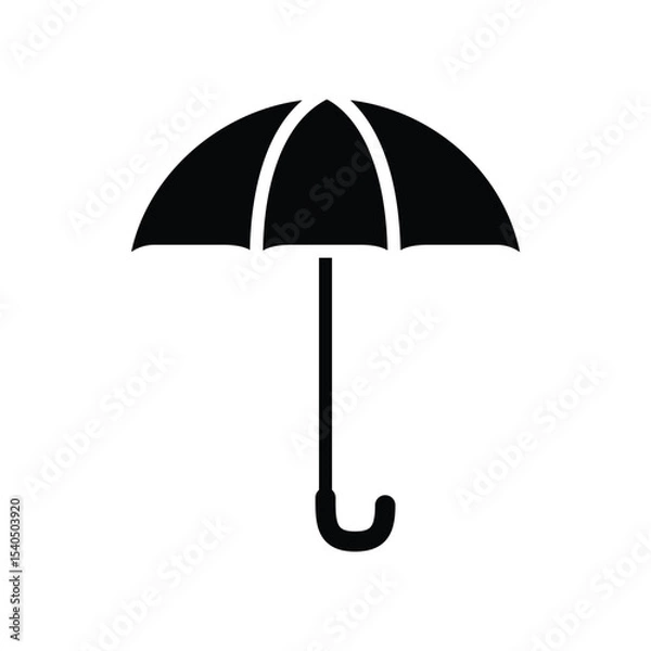 Fototapeta umbrella icon , template, flat, design, vector, illustrations, education, style, trendy, collections