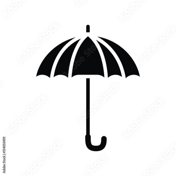 Fototapeta umbrella icon , template, flat, design, vector, illustrations, education, style, trendy, collections