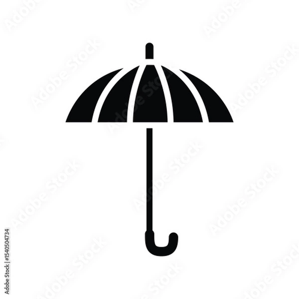 Fototapeta umbrella icon , template, flat, design, vector, illustrations, education, style, trendy, collections