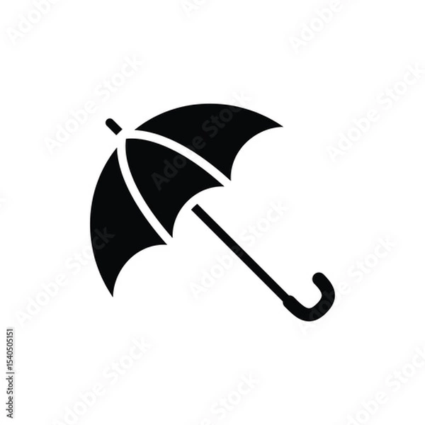 Fototapeta umbrella icon , template, flat, design, vector, illustrations, education, style, trendy, collections