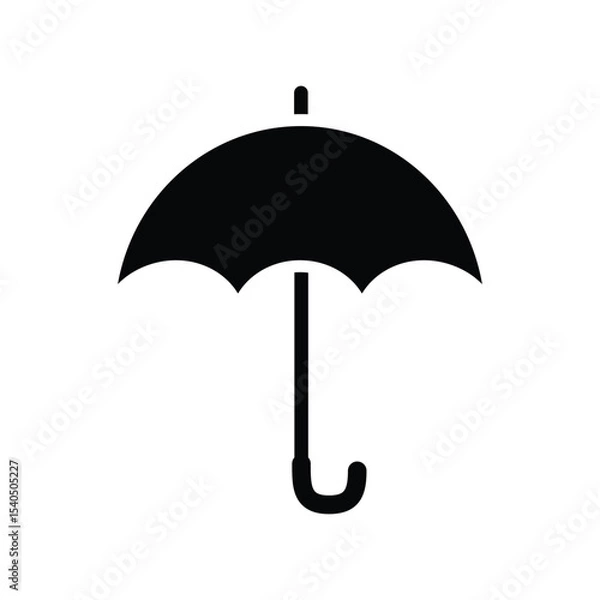 Fototapeta umbrella icon , template, flat, design, vector, illustrations, education, style, trendy, collections