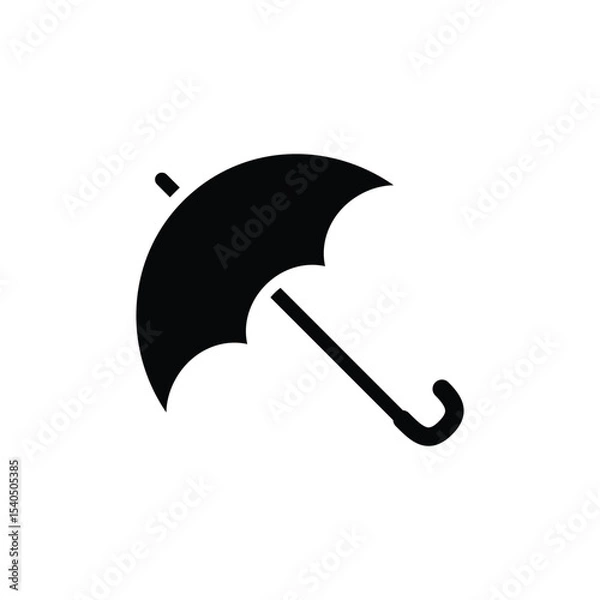 Fototapeta umbrella icon , template, flat, design, vector, illustrations, education, style, trendy, collections