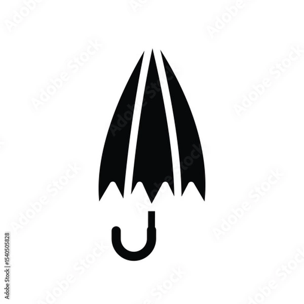 Fototapeta umbrella icon , template, flat, design, vector, illustrations, education, style, trendy, collections