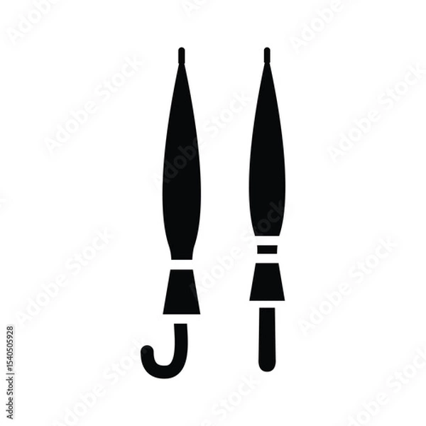 Fototapeta umbrella icon , template, flat, design, vector, illustrations, education, style, trendy, collections