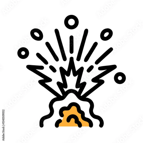 Obraz vector illustration of a cartoon crowd