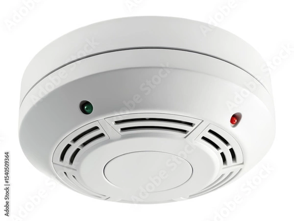 Fototapeta Heat detector png fire detector png smoke detector png alarm sensor png safety sensor png thermal sensor png transparent background image