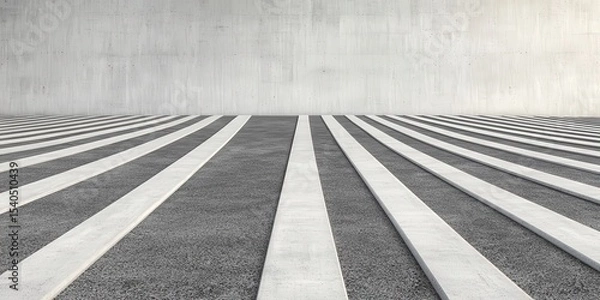 Fototapeta Construction infrastructure highway progress concept. Abstract striped pattern on a textured surface.