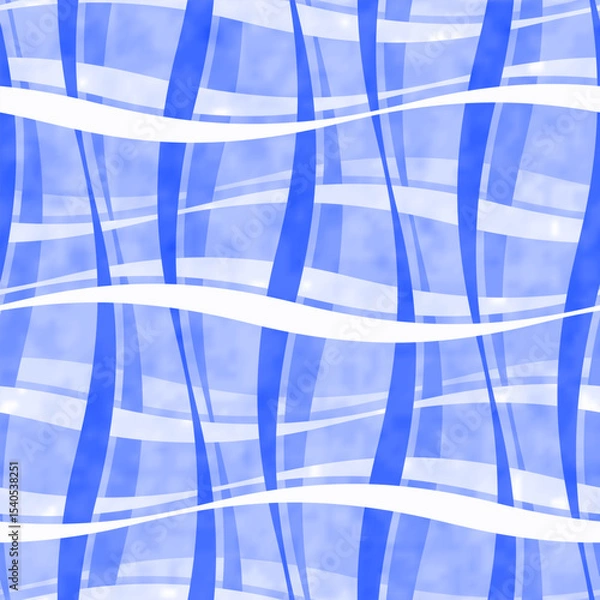 Fototapeta Grunge Washed Out Curved Mesh Pattern