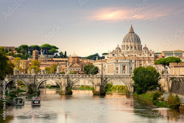 Fototapeta View of St. Peter's Basilica