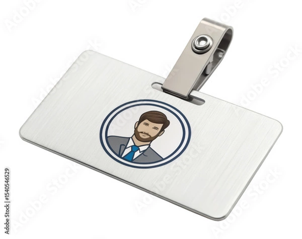 Fototapeta office name badge png ID badge png identification tag png work badge png event badge png personal name tag png employee badge png transparent background image