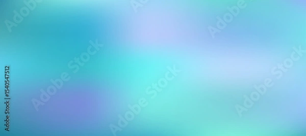 Fototapeta Pastel winter mesh gradient background with minimalist blured abstract design. Fluid texture with abstract flow and light blue, purple tones. Ideal for web, posters, banners. Vector bg