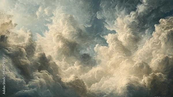 Fototapeta Celestial Canvas: A Symphony of Clouds