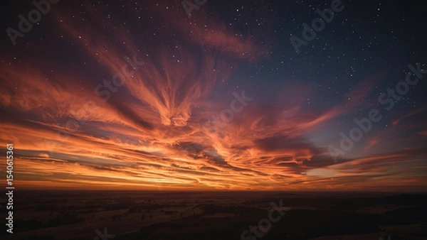 Obraz Vibrant Cloud Formations