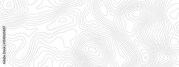 Fototapeta Creative Abstract Mapping Design with Seamless Contour Lines Depicting Mountain Ridges and Ocean Depths in a Stylized Geometric Grid
