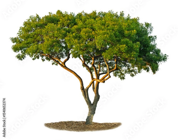 Fototapeta Tree isolated on white background