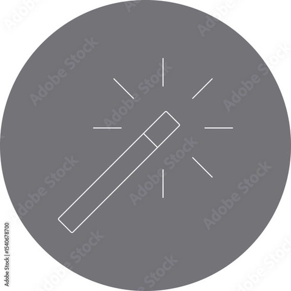 Fototapeta Magic wand icon 1 single icon vector illustration