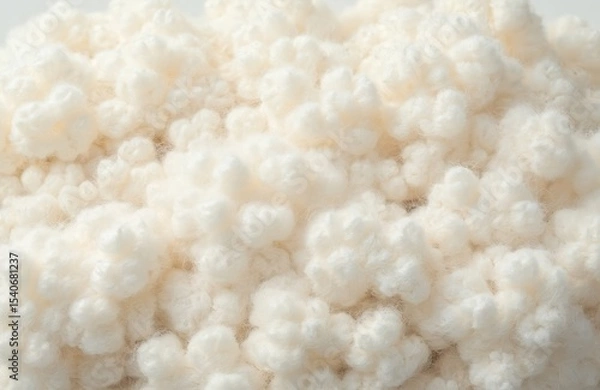 Fototapeta White wool seamless texture background. Soft fluffy wool, woolen texture close-up. Warm, soft, white material surface. Perfect for textile design, fashion, interior decoration, background.