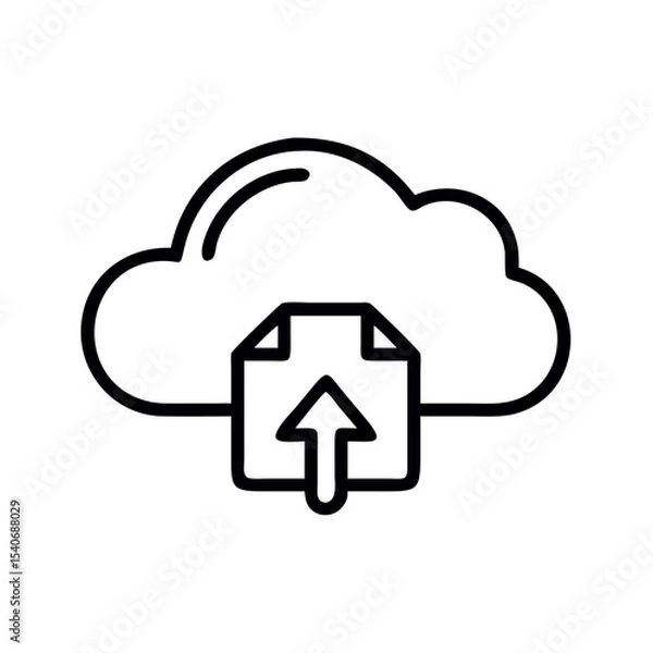 Obraz Upload document to cloud storage securely
