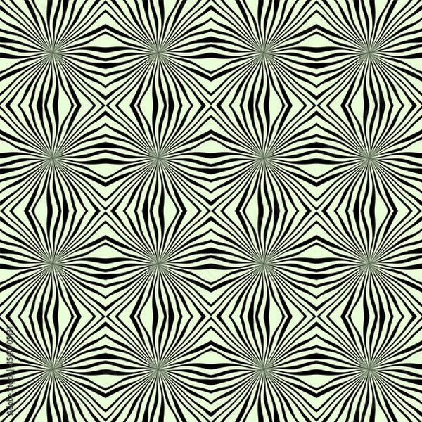 Fototapeta Vector two-color geometric abstract pattern for fabric, paper design