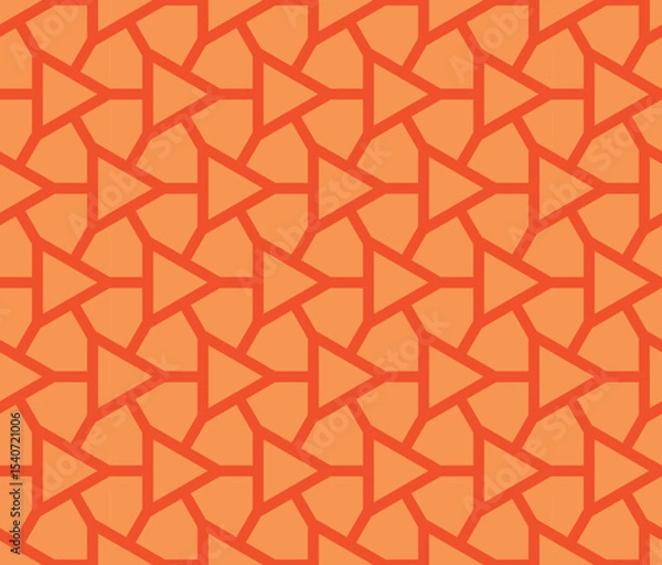 Fototapeta Abstract Triangular Arrows Seamless Pattern -vector eps8