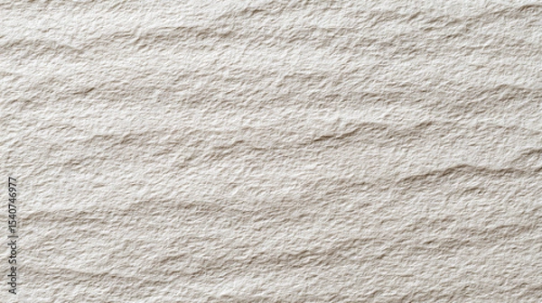 Obraz White and Beige Organic Handmade Paper Texture Background