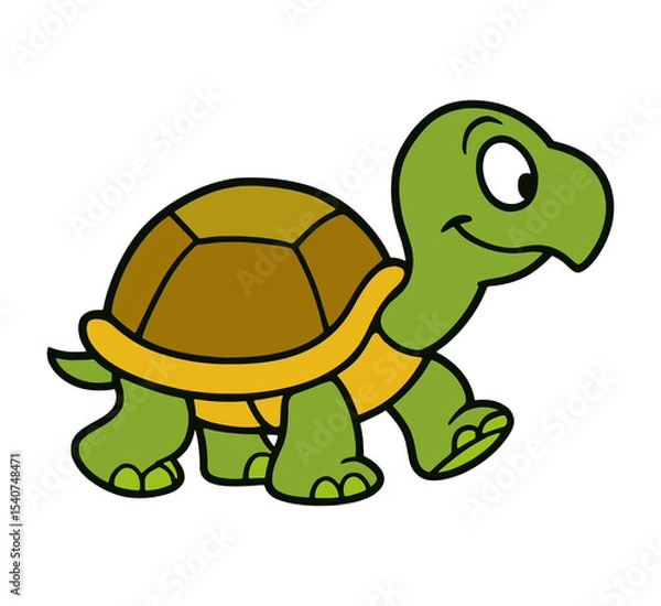 Fototapeta Turtle walking