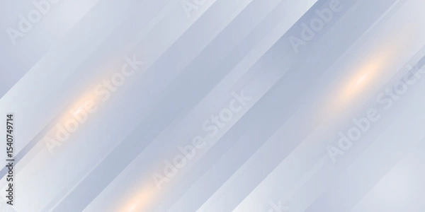 Obraz Modern blue abstract background. Elegant white diagonal shape elements. Modern luxury white gradient graphic design.